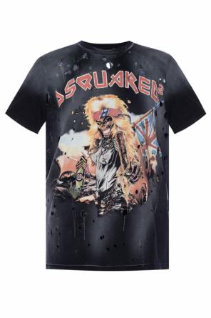 T-shirt z dziurami, zdjęcie 1 T-shirt z dziurami od Dsquared2